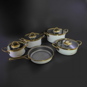 Набор посуды из 9 предметов Empire Белый WHI-0658